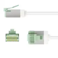 Goobay 74363 cable de red Blanco 5 m Cat8.1 U/FTP (STP)