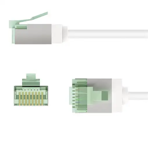 Goobay 74363 cable de red Blanco 5 m Cat8.1 U/FTP (STP)