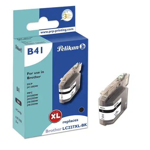 Pelikan B41 Black cartucho de tinta 1 pieza(s) Compatible Alto rendimiento (XL) Ne