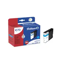 Pelikan C73 Cyan cartucho de tinta 1 pieza(s) Compatible Alto rendimiento (XL) Cia