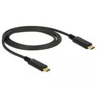 DeLOCK 85531 cable USB USB 3.2 Gen 2 (3.1 Gen 2) 1 m USB C Negro