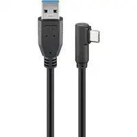 Wentronic 66500 cable USB USB 3.2 Gen 1 (3.1 Gen 1) 0,5 m USB C USB A Negro
