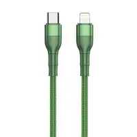 2GO 797312 cable de conector Lightning 1 m Verde