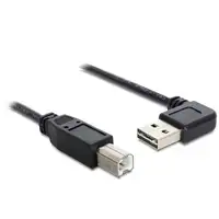 DeLOCK 85167 cable USB USB 2.0 0,5 m USB A USB B Negro
