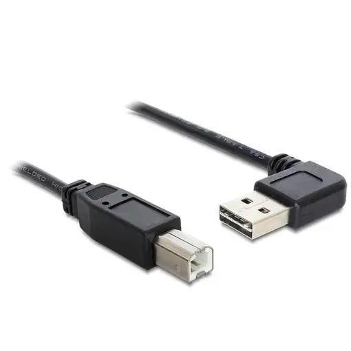 DeLOCK 85167 cable USB USB 2.0 0,5 m USB A USB B Negro