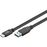 Goobay 67890 cable USB 1 m USB A USB C Negro