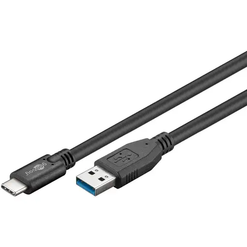 Goobay 67890 cable USB 1 m USB A USB C Negro