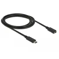 DeLOCK SuperSpeed USB cable USB USB 3.2 Gen 1 (3.1 Gen 1) 2 m USB C Negro