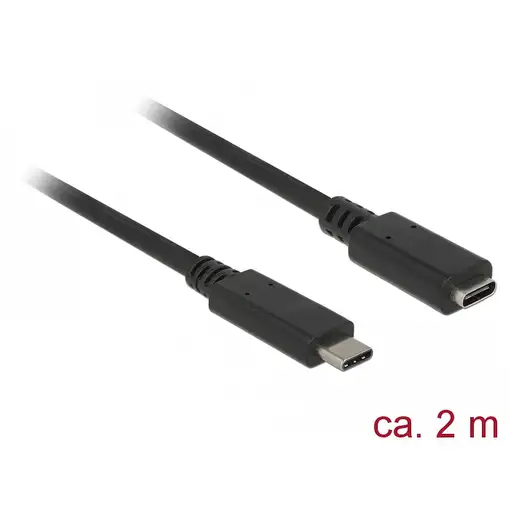 DeLOCK SuperSpeed USB cable USB USB 3.2 Gen 1 (3.1 Gen 1) 2 m USB C Negro