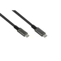 Alcasa Kabel / Adapter cable USB USB4 Gen 2x2 1 m USB C Gris