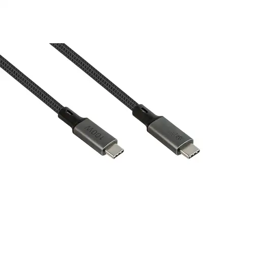 Alcasa Kabel / Adapter cable USB USB4 Gen 2x2 1 m USB C Gris
