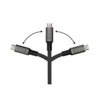 Alcasa Kabel / Adapter cable USB USB4 Gen 2x2 1 m USB C Gris