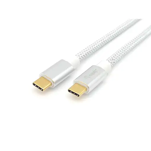 Equip 128355 Cable USB 3.2 Gen 2 C a C, M/M, 0,5m, PD 100W , 4K/60Hz, 10Gbps, Blan