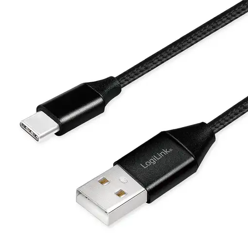 LogiLink CU0139 cable USB USB 2.0 0,3 m USB A USB C Negro
