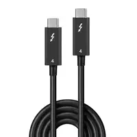 Lindy 31121 cable Thunderbolt 2 m 40 Gbit/s Negro