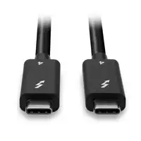 Lindy 31121 cable Thunderbolt 2 m 40 Gbit/s Negro