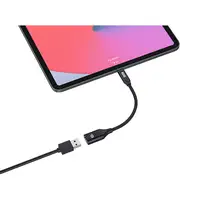 Conceptronic ABBY18B cambiador de género para cable USB-C USB-A Negro