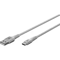 Goobay 74532 cable USB USB 2.0 3 m USB C USB A Blanco