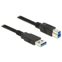 DeLOCK 85070 cable USB USB 3.2 Gen 1 (3.1 Gen 1) 5 m USB A USB B Negro