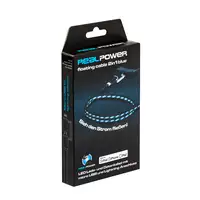 RealPower USB A/Lightning 0.75m 0,75 m Negro, Azul