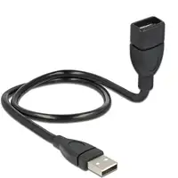 DeLOCK 50cm USB 2.0 cable USB 0,5 m USB A Negro
