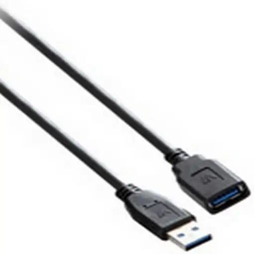 V7 Cable USB negro con conector USB 3.0 A hembra a USB 3.0 A macho 1.8m 6ft