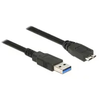 DeLOCK 85071 cable USB USB 3.2 Gen 1 (3.1 Gen 1) 0,5 m USB A Micro-USB B Negro