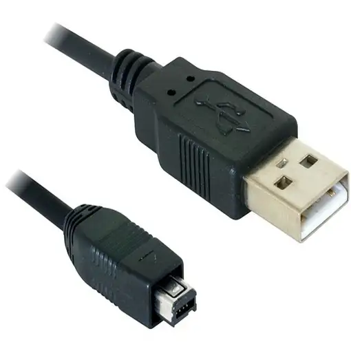 DeLOCK USB cable 2.0 mini 4-Pin Hirose 1,5m cable USB USB A USB B Negro
