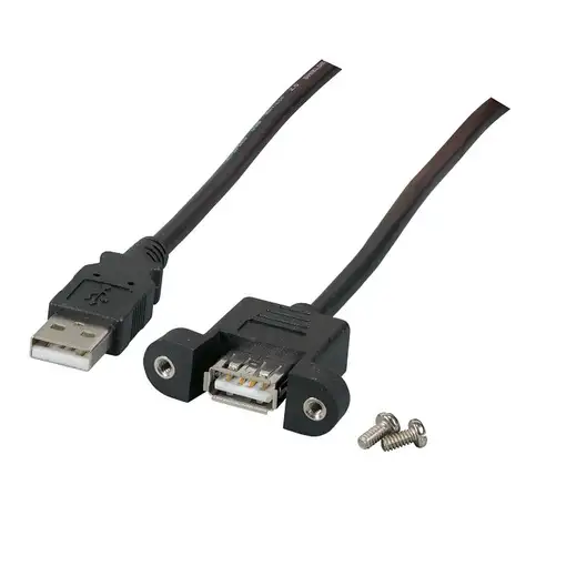 EFB Elektronik K5291SW.0,5V2 cable USB USB 2.0 0,5 m USB A Negro