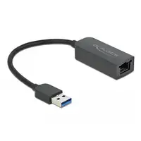 DeLOCK Adaptador USB Tipo-A macho a 2,5 Gigabit LAN compacto