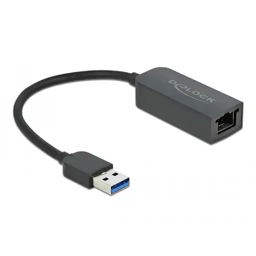 DeLOCK Adaptador USB Tipo-A macho a 2,5 Gigabit LAN compacto