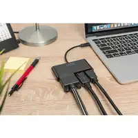 Digitus Adaptador de monitor triple USB-C™ 3 en 1 (HDMI, DP, VGA)