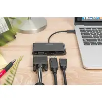 Digitus Adaptador de monitor triple USB-C™ 3 en 1 (HDMI, DP, VGA)