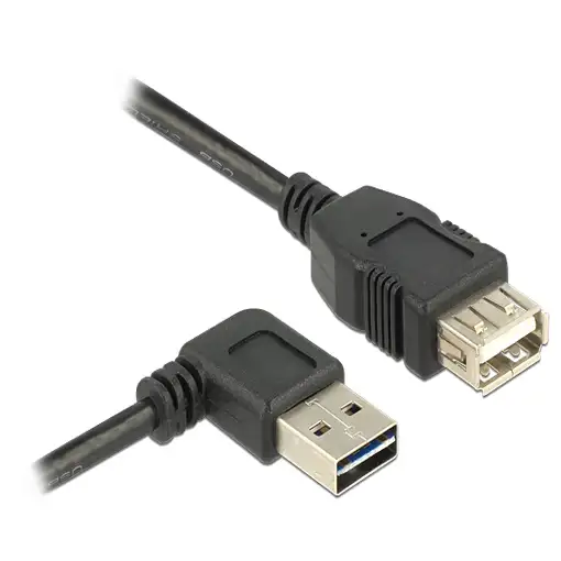 DeLOCK 1m, USB 2.0-A - USB 2.0-A cable USB USB A Negro