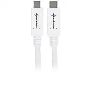 Sharkoon 4044951021178 cable USB USB 3.2 Gen 1 (3.1 Gen 1) 0,5 m USB C Blanco