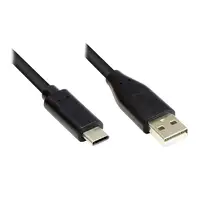 Alcasa GC-M0116 cable USB 0,5 m USB Tipo C USB tipo A Negro