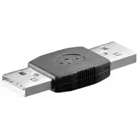 DeLOCK 65011 cambiador de género para cable USB-A Negro