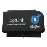 LogiLink AU0028A cambiador de género para cable USB 3.0 IDE / SATA Negro