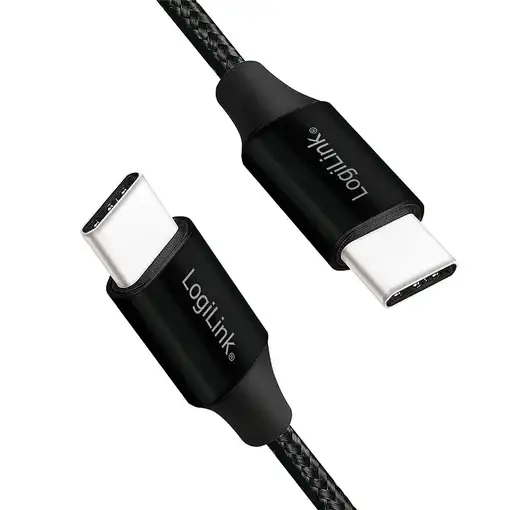 LogiLink CU0154 cable USB USB 2.0 1 m USB C Negro