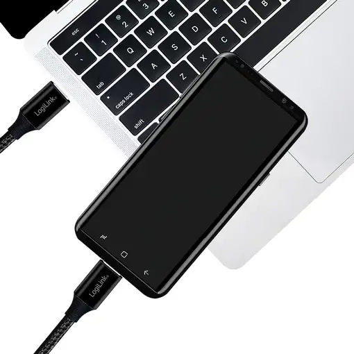 LogiLink CU0154 cable USB USB 2.0 1 m USB C Negro