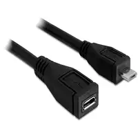 DeLOCK 83248 cable USB USB 2.0 1 m Micro-USB B Negro