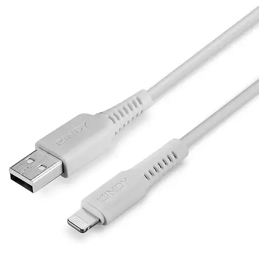Lindy 31327 cable de conector Lightning 2 m Blanco