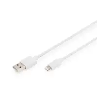 Digitus Cable de datos/carga Lightning a USB A, certificación MFI