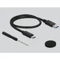 DeLOCK Carcasa externa para SATA HDD/SSD de 2.5″ con SuperSpeed USB 10 Gbps (USB 3