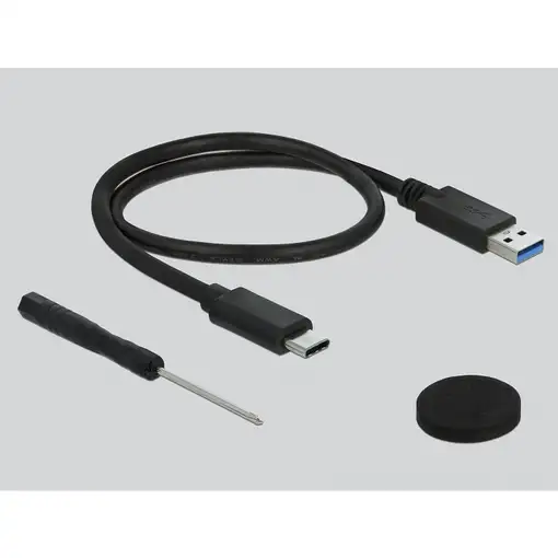 DeLOCK Carcasa externa para SATA HDD/SSD de 2.5″ con SuperSpeed USB 10 Gbps (USB 3