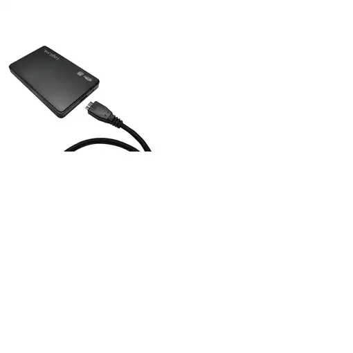 LogiLink UA0256 caja para disco duro externo Caja de disco duro (HDD) Negro 2.5"