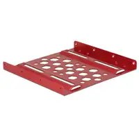 DeLOCK 21290 panel bahía disco duro 8,89 cm (3.5") Panel de instalación Rojo