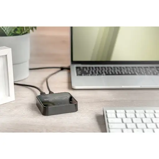 Digitus Estación de acoplamiento dual SSD M.2 NVMe con función de clonado offline,