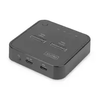 Digitus Estación de acoplamiento dual SSD M.2 NVMe con función de clonado offline,