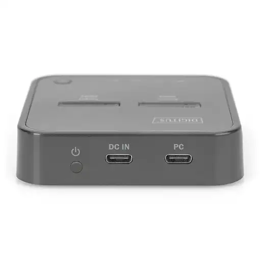 Digitus Estación de acoplamiento dual SSD M.2 NVMe con función de clonado offline,